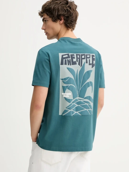 Zdjęcie produktu Marc O'Polo t-shirt bawełniany turkusowy