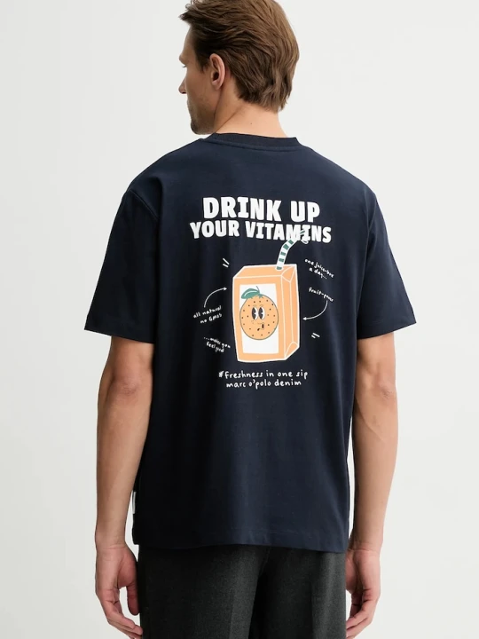 Zdjęcie produktu Marc O'Polo t-shirt bawełniany granatowy