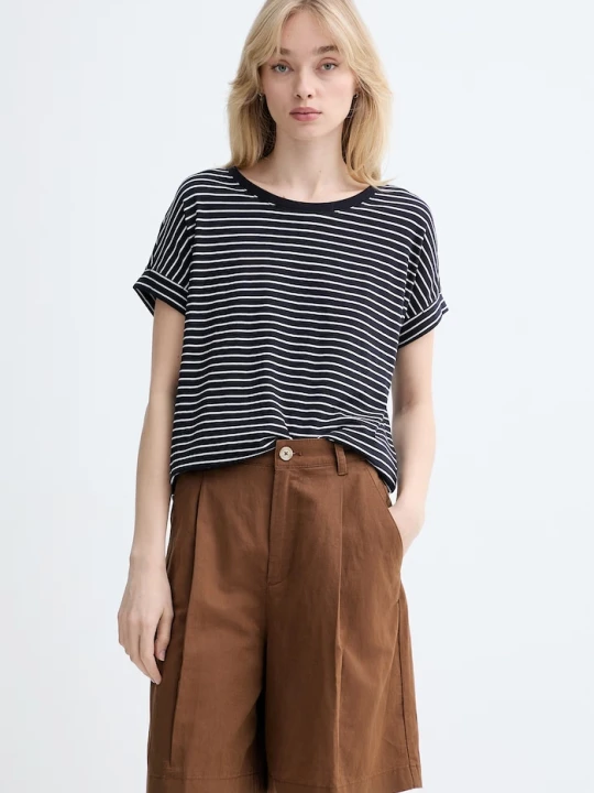 Zdjęcie produktu Marc O'Polo T-shirt damski bawełniany granatowy