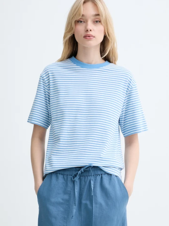 Zdjęcie produktu Marc O'Polo T-shirt damski bawełniany niebieski