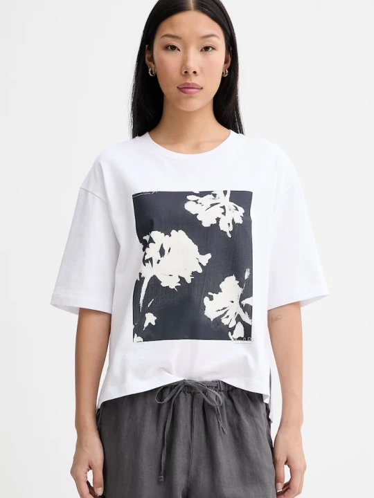 Zdjęcie produktu Marc O'Polo T-shirt damski bawełniany biały