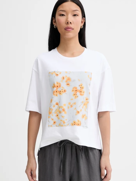 Zdjęcie produktu Marc O'Polo T-shirt damski bawełniany biały