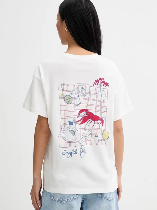 Zdjęcie produktu Marc O'Polo T-shirt damski bawełniany beżowy