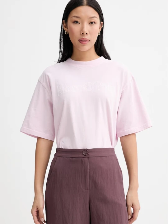 Zdjęcie produktu Marc O'Polo T-shirt damski bawełniany różowy