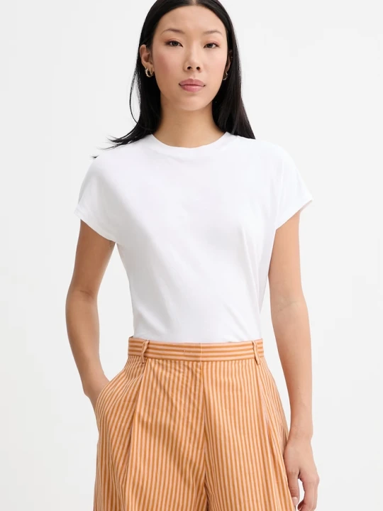 Zdjęcie produktu Marc O'Polo T-shirt damski bawełniany biały