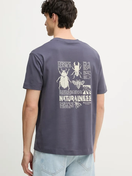 Zdjęcie produktu Marc O'Polo T-shirt męski bawełniany fioletowy