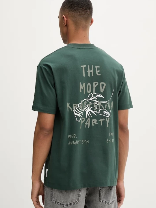 Zdjęcie produktu Marc O'Polo T-shirt męski bawełniany zielony