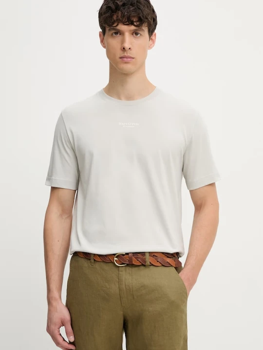 Zdjęcie produktu Marc O'Polo T-shirt męski bawełniany szary