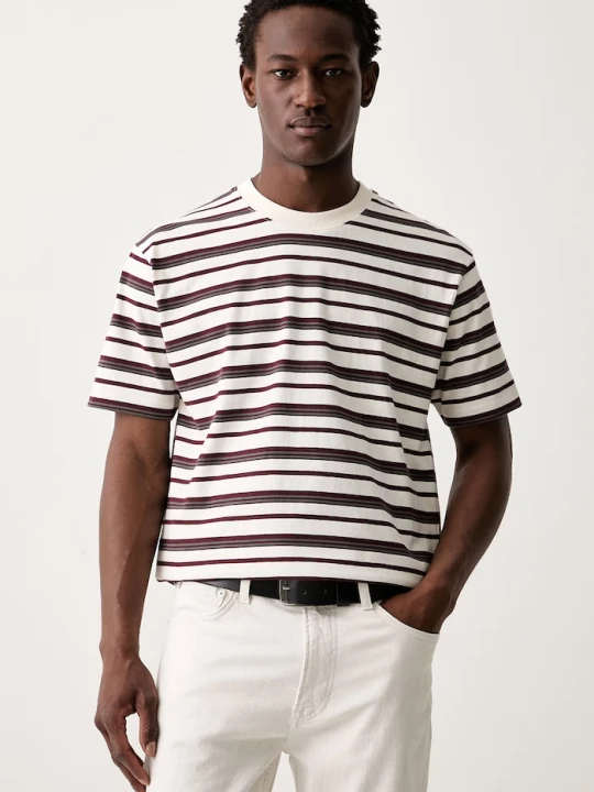 Zdjęcie produktu Marc O'Polo T-shirt męski bawełniany beżowy