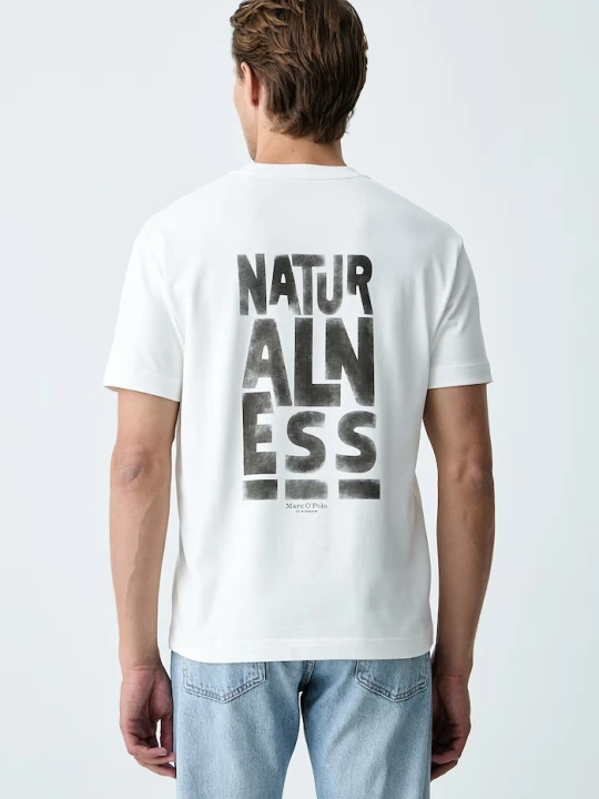 Zdjęcie produktu Marc O'Polo T-shirt męski bawełniany beżowy