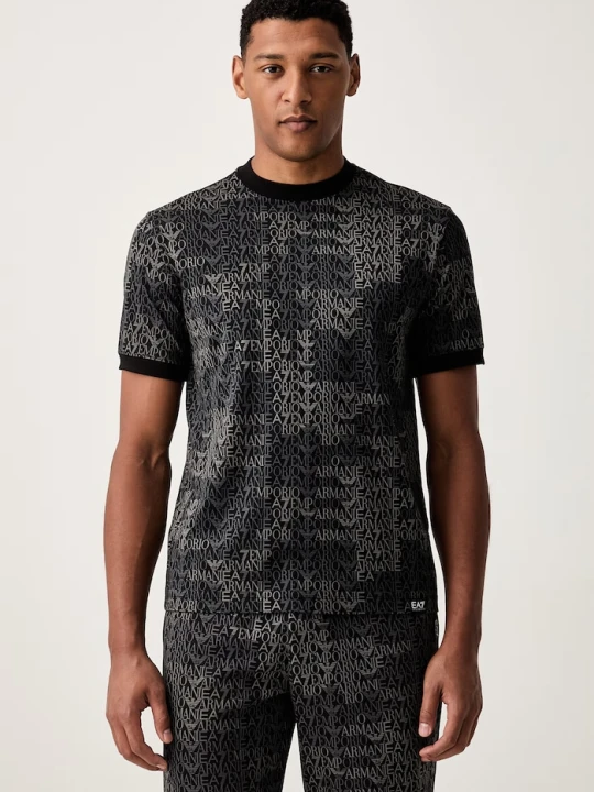 Zdjęcie produktu Marc O'Polo T-shirt męski bawełniany czarny