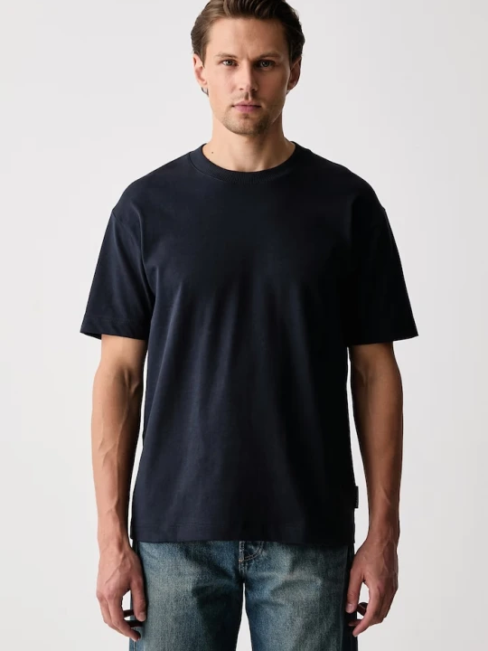 Zdjęcie produktu Marc O'Polo T-shirt męski bawełniany granatowy