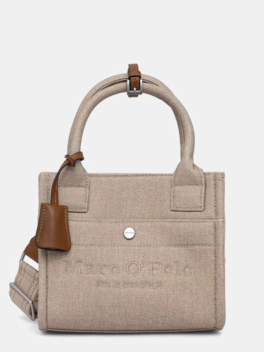 Zdjęcie produktu Marc O'Polo torebka crossbody damska bawełniana beżowy
