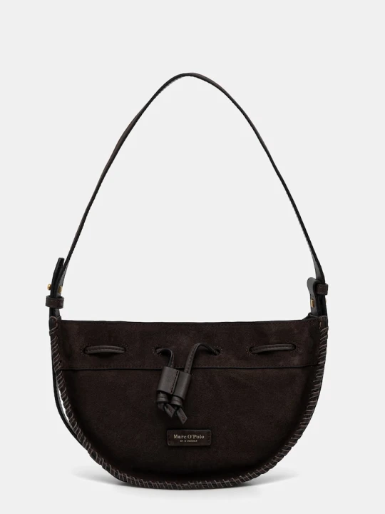Zdjęcie produktu Marc O'Polo torebka crossbody damska zamszowa brązowy