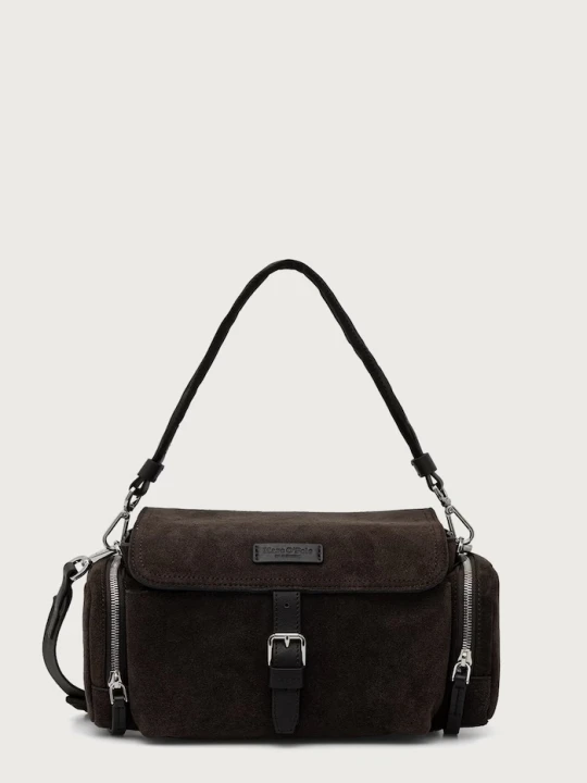 Zdjęcie produktu Marc O'Polo torebka crossbody damska zamszowa brązowy
