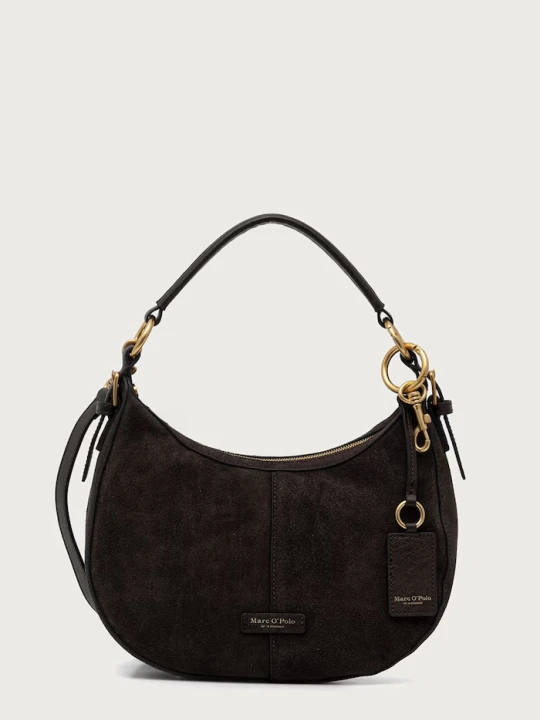 Zdjęcie produktu Marc O'Polo torebka hobo damska zamszowa brązowy