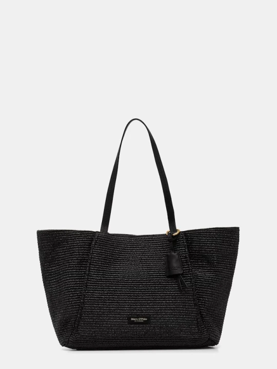 Zdjęcie produktu Marc O'Polo torebka shopper damska pleciona czarny