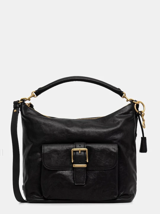 Zdjęcie produktu Marc O'Polo torebka shopper damska skórzana czarny