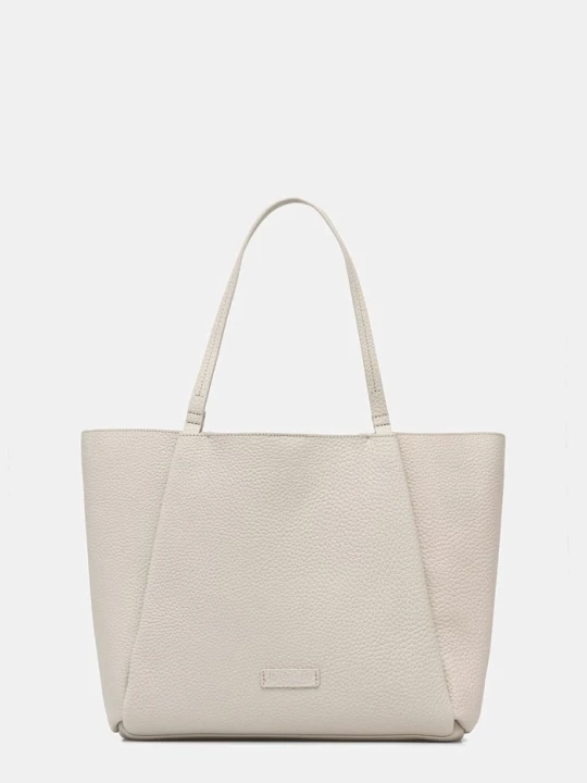 Zdjęcie produktu Marc O'Polo torebka shopper damska skórzana beżowy