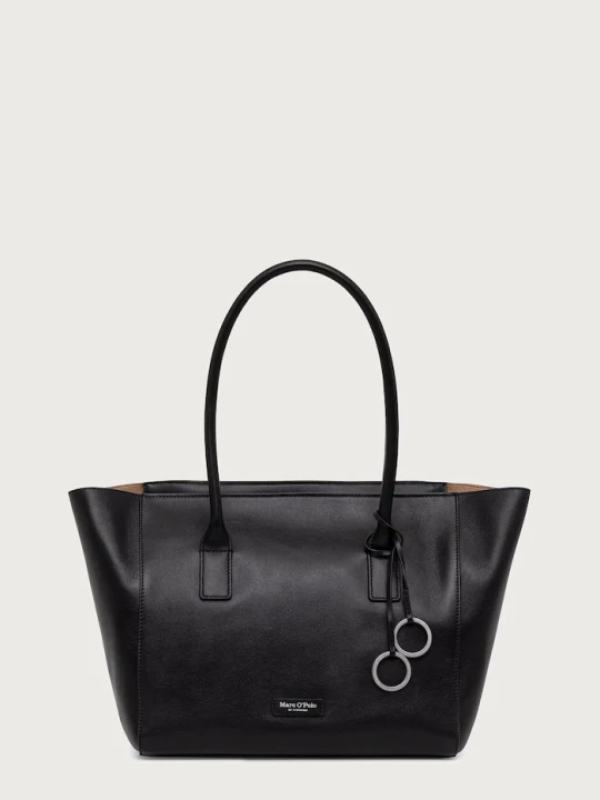 Zdjęcie produktu Marc O'Polo torebka shopper damska skórzana czarny