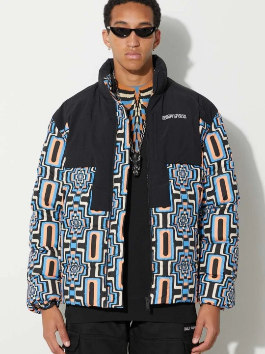 Zdjęcie produktu Marcelo Burlon kurtka Aop Optical Cross Block