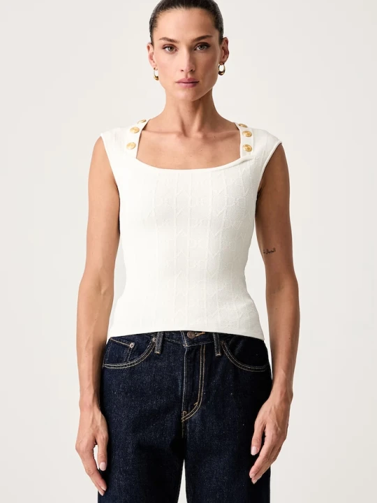 Zdjęcie produktu Marciano by Guess bluzka damska z wiskozą YAMNA beżowy
