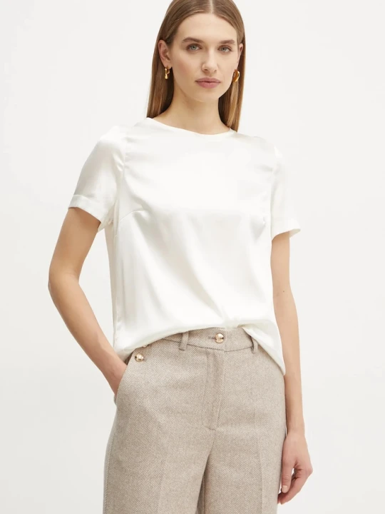 Zdjęcie produktu Marciano by Guess bluzka jedwabna DENISE beżowy