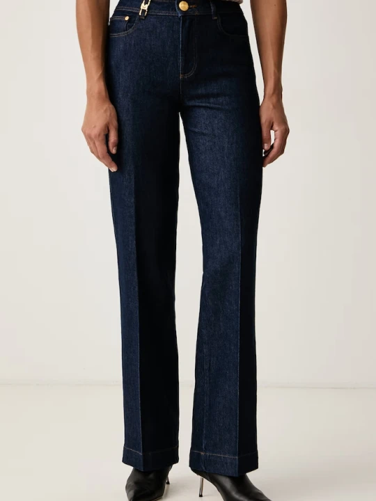 Zdjęcie produktu Marciano by Guess jeansy straight damskie FLORENZA granatowy