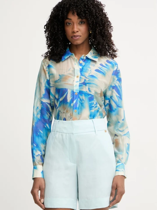 Zdjęcie produktu Marciano by Guess koszula damska z lyocellem KAT niebieski