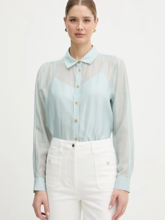 Zdjęcie produktu Marciano by Guess koszula damska z lyocellem TEA niebieski
