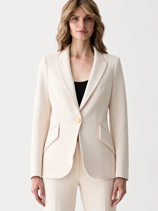 Zdjęcie produktu Marciano by Guess marynarka jednorzędowa damska JASMINE beżowy