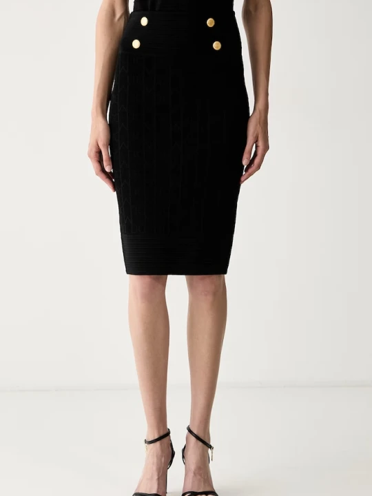 Zdjęcie produktu Marciano by Guess spódnica ołówkowa z wiskozą YAMNA czarny