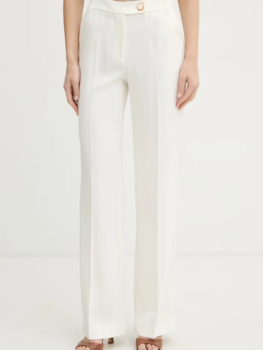 Zdjęcie produktu Marciano by Guess spodnie damskie z wiskozy GRETHA beżowy