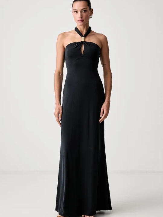 Zdjęcie produktu Marciano by Guess sukienka halter z modalem SORAYA czarny