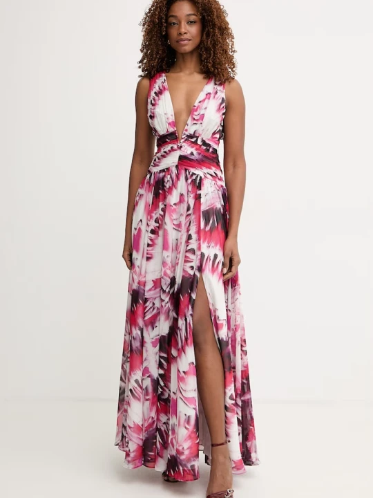 Zdjęcie produktu Marciano by Guess sukienka rozkloszowana ADELA różowy