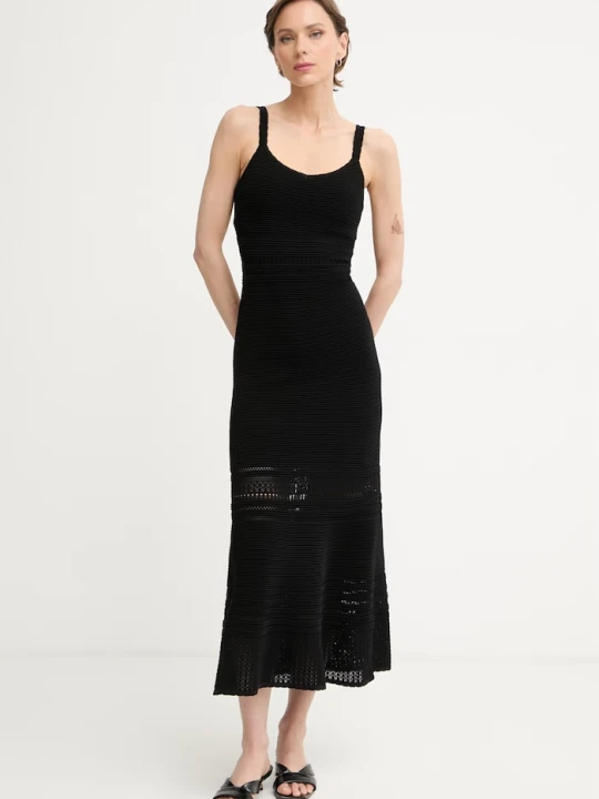 Zdjęcie produktu Marciano by Guess sukienka z wiskozą CAROL czarny