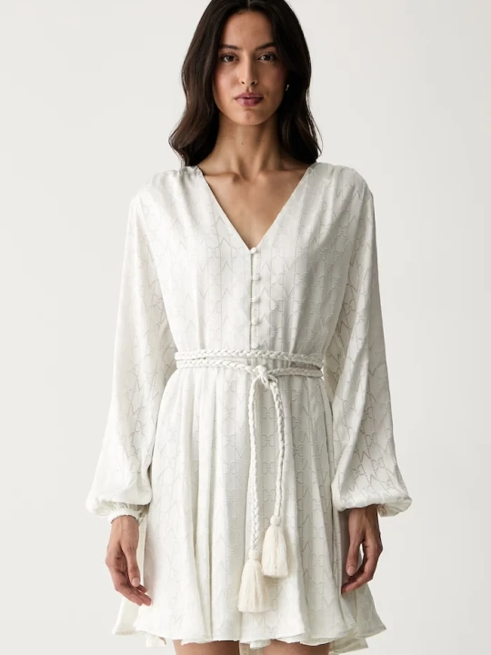 Zdjęcie produktu Marciano by Guess sukienka z wiskozą HADIL beżowy