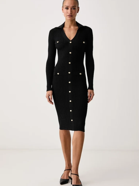 Zdjęcie produktu Marciano by Guess sukienka z wiskozą LIMA czarny