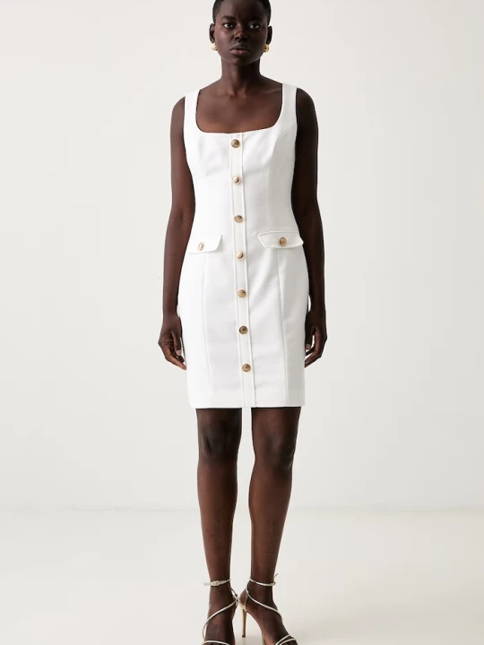 Zdjęcie produktu Marciano by Guess sukienka z wiskozą MARI biały