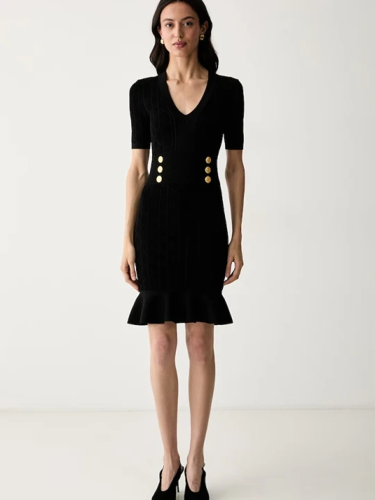 Zdjęcie produktu Marciano by Guess sukienka z wiskozą YAMNA czarny