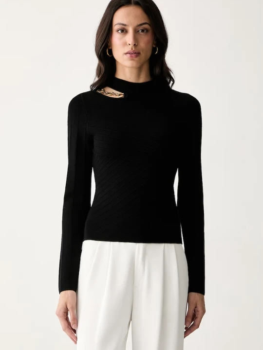 Zdjęcie produktu Marciano by Guess sweter damski z wiskozą KAEDA czarny