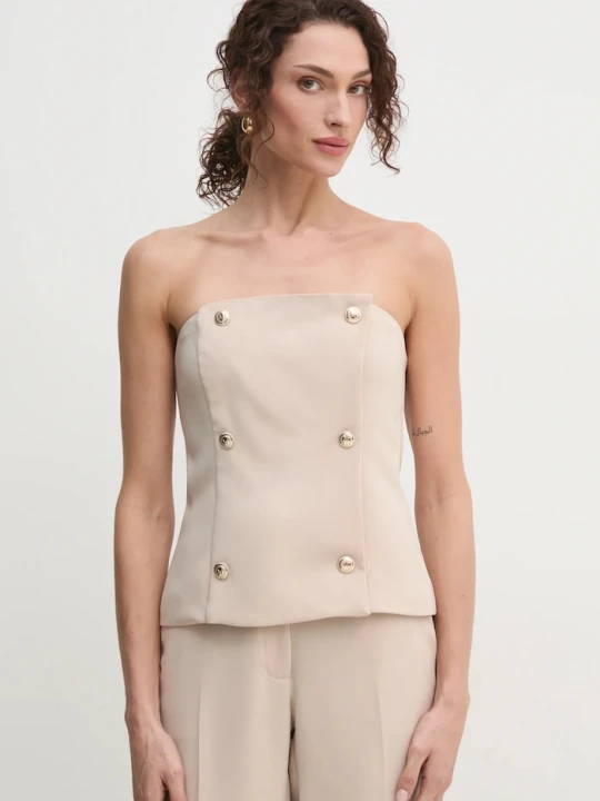 Zdjęcie produktu Marciano by Guess top BECKY beżowy