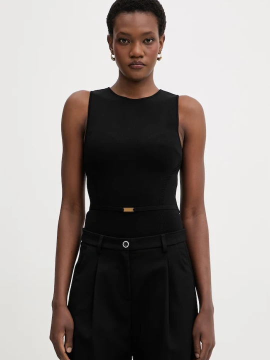Zdjęcie produktu Marciano by Guess top damski z wiskozy KASHU czarny