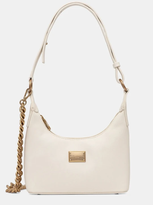 Zdjęcie produktu Marciano by Guess torebka skórzana beżowy