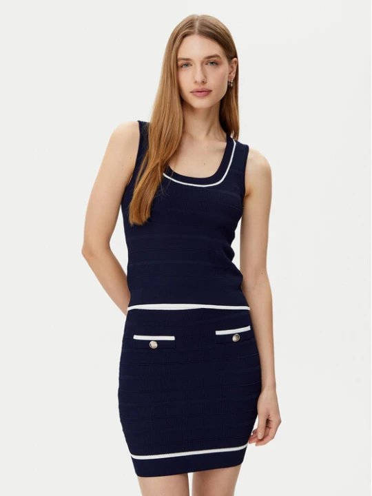 Zdjęcie produktu Marciano Guess Bluzka 5RGR03 5640Z Granatowy Regular Fit