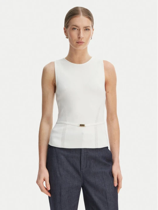 Zdjęcie produktu Marciano Guess Bluzka G6GR23 Z0760 Kremowy Regular Fit