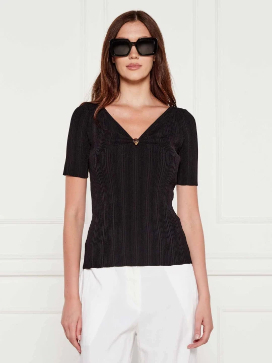 Zdjęcie produktu Marciano Guess Bluzka KATHLEEN | Slim Fit czarny
