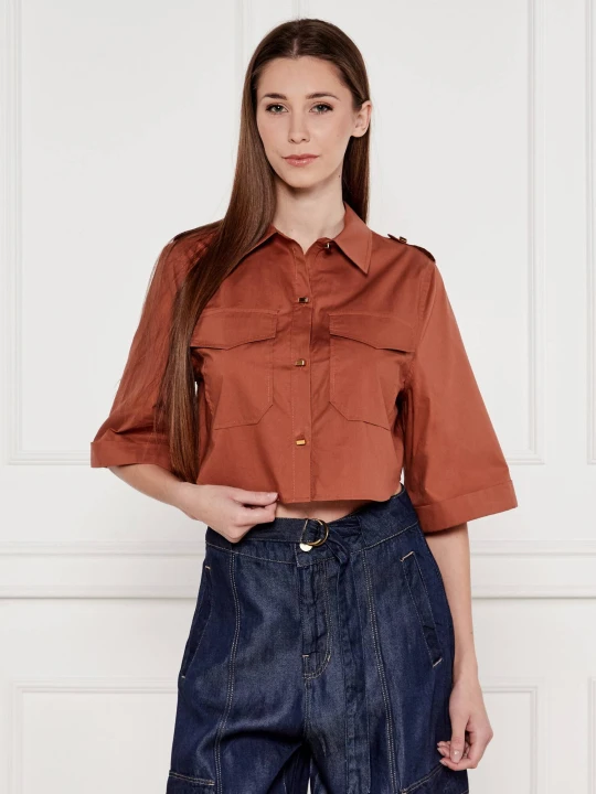 Zdjęcie produktu Marciano Guess Koszula | Cropped Fit koniakowy