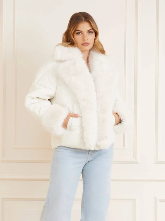 Zdjęcie produktu Marciano Guess Kurtka ZOE | Regular Fit kremowy