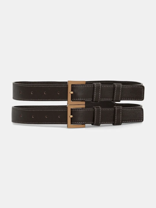 Zdjęcie produktu Marciano by Guess pasek skórzany brązowy
